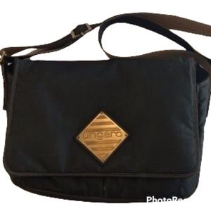 RARE Vintage Emanuel Ungaro Nylon Messenger Bag